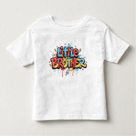 Camiseta Infantil Little Brother Shirt Cool Graffiti Kids Tee