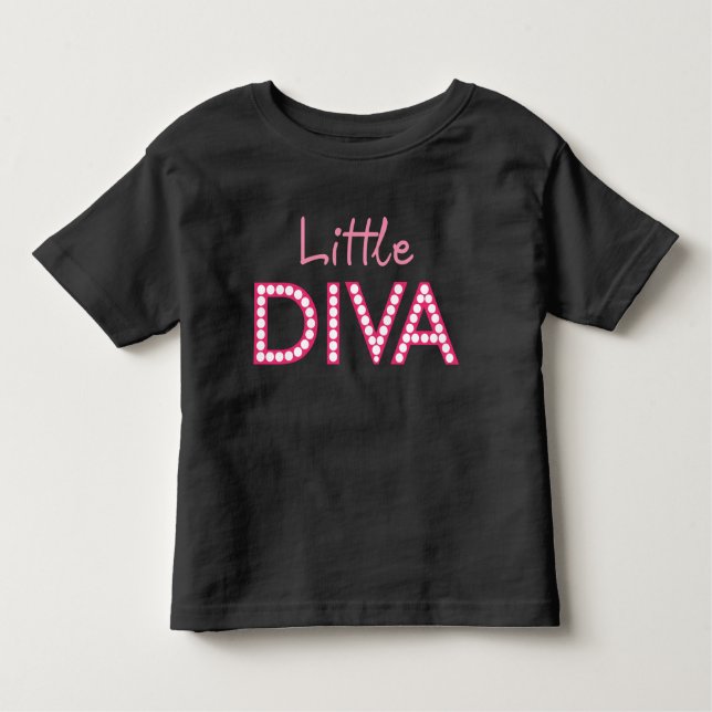 Camiseta Infantil Little Diva (Frente)