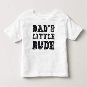 Camiseta Infantil Little Dude do pai