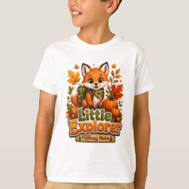Camiseta Infantil Little Explorer Fryeburg Maine