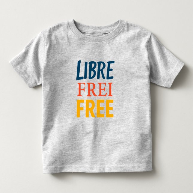 Camiseta Infantil Livre (Frente)