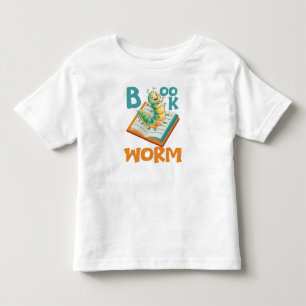 Camiseta Infantil Livros de Vermes Crianças