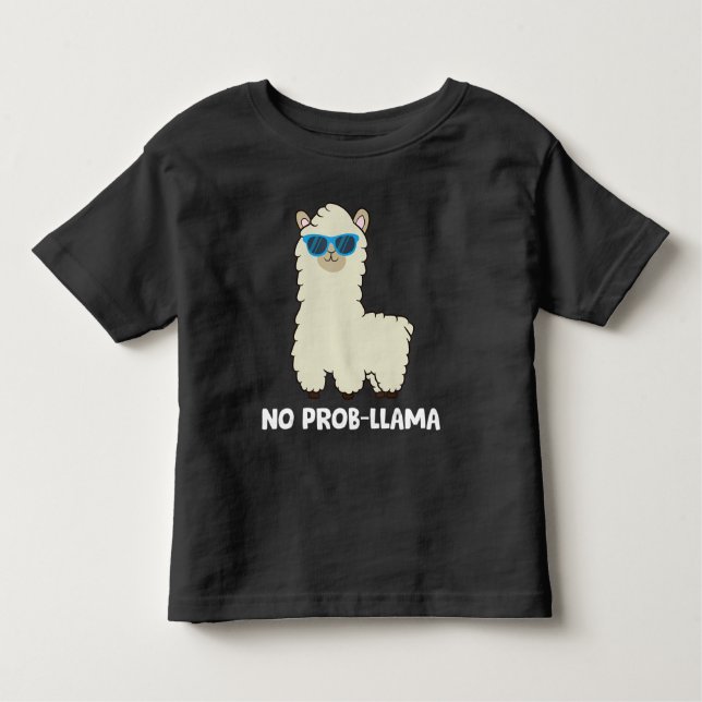 Camiseta Infantil Llama Lover Sem Probllama Alpaca Sem Probllama Pro (Frente)