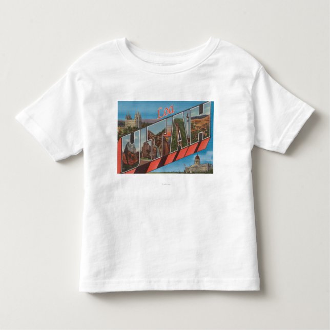 Camiseta Infantil Loa, letra ScenesLoa de UtahLarge, UT (Frente)