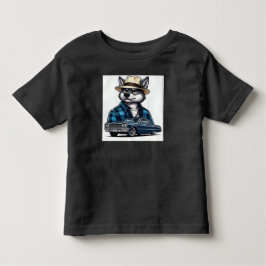 Camiseta Infantil Lobo Lowrider