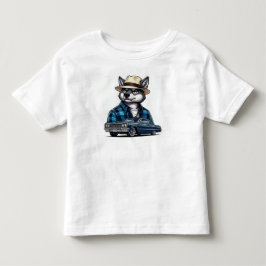 Camiseta Infantil Lobo Lowrider