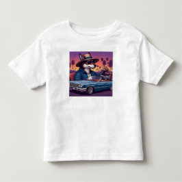 Camiseta Infantil Lobo Lowrider Wolfy