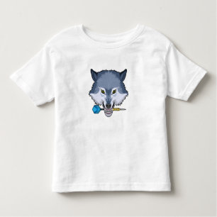 Camiseta Infantil Lobo nas Trevas com Dart
