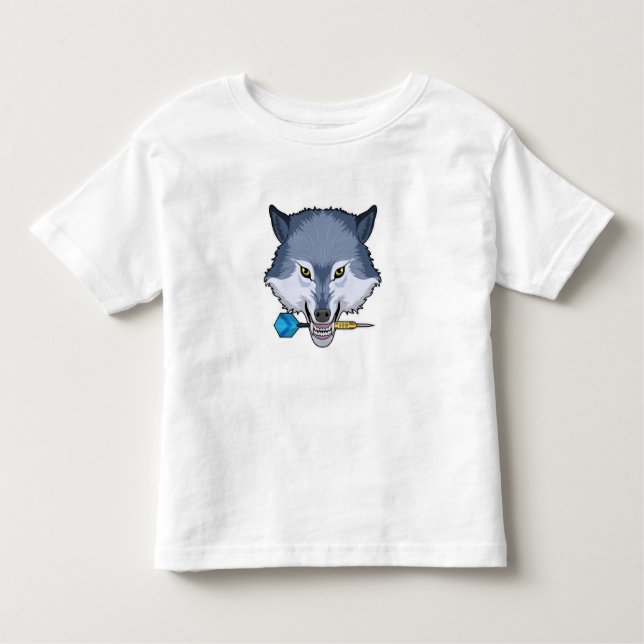 Camiseta Infantil Lobo nas Trevas com Dart (Frente)