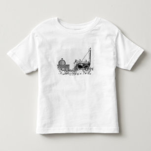 Camiseta Infantil Locomotiva de George Stephenson, "Rocket", 1829