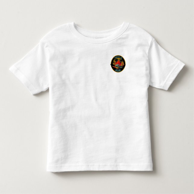 Camiseta Infantil logotipo da Flórida (Frente)