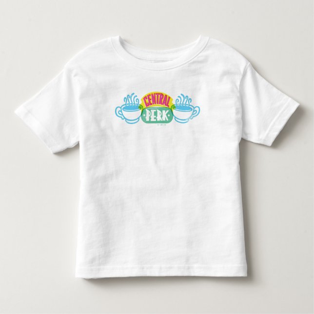 Camiseta Infantil Logotipo Neon Central Perk (Frente)