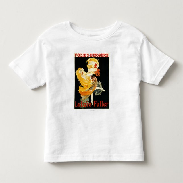 Camiseta Infantil Loie mais completo no teatro de Folies-Bergere (Frente)