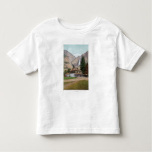 Camiseta Infantil Loja e estação de correios do vale de Yosemite