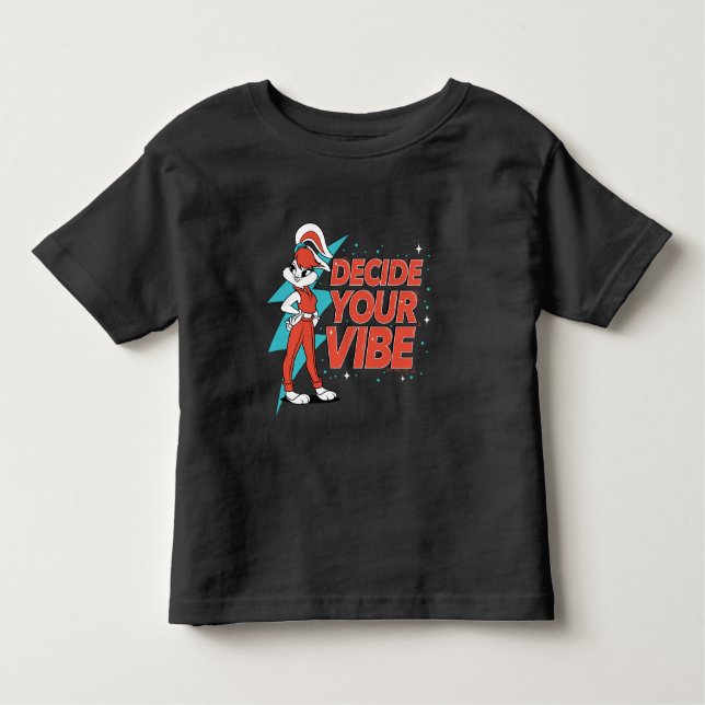 Camiseta Infantil Lola Bunny Decide Sua Vibe (Frente)