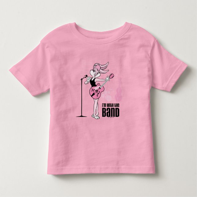 Camiseta Infantil Lola Bunny, estou com a Banda (Frente)
