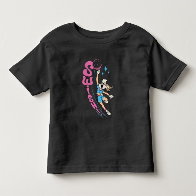 Camiseta Infantil Lola Buny "SUISH!" Dunk de Basquete (Frente)