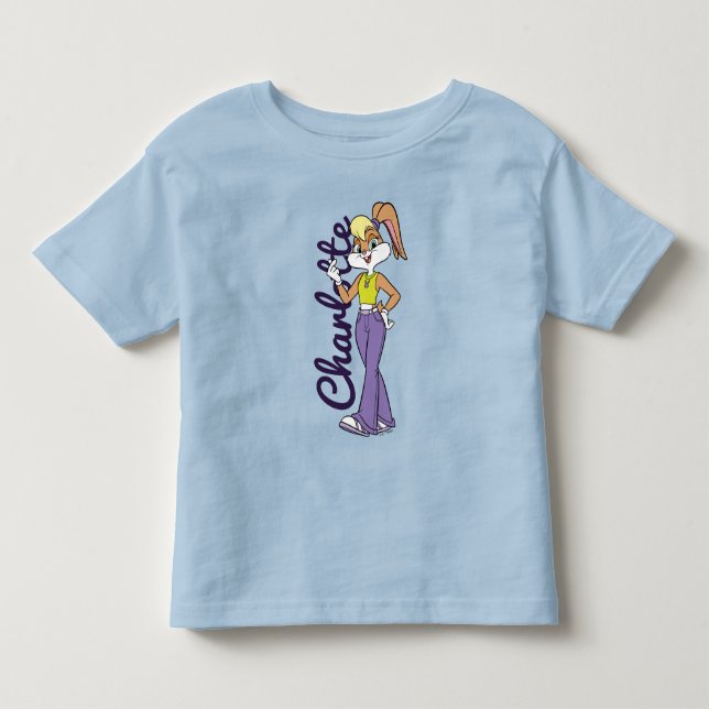 Camiseta Infantil Lola Coração com os Dedos (Frente)