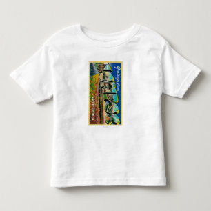Camiseta Infantil Lompoc, Califórnia - grandes cenas da letra