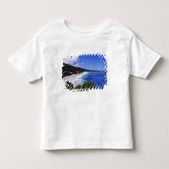 Camiseta Infantil Long Bay, Port Antonio, Jamaica (Frente)