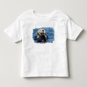Camiseta Infantil Lontra marinha da Califórnia Enhydra lutris) se ar