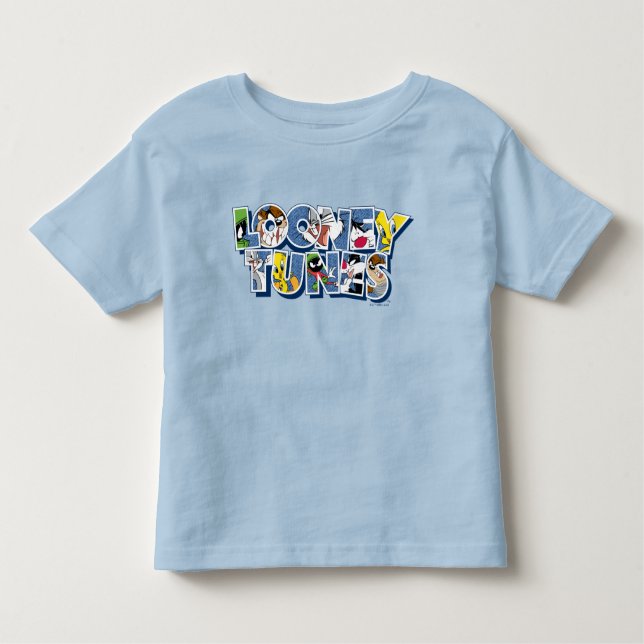 Camiseta Infantil LOONEY TUNES™ Characters in Letting (Frente)