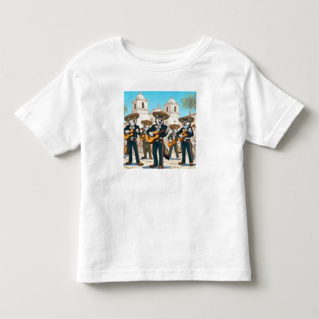Camiseta Infantil Los Coyotes Mariachi  (Frente)