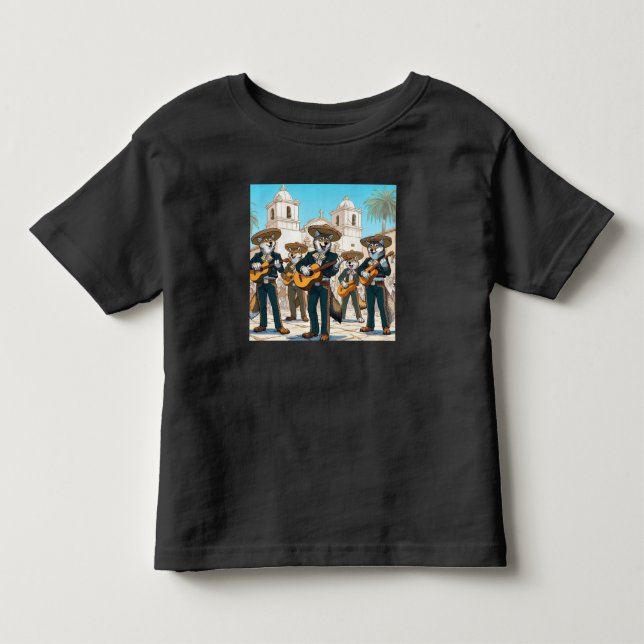 Camiseta Infantil Los Coyotes Mariachi  (Frente)