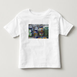 Camiseta Infantil Louças coloridas à venda no centro de Loreto,