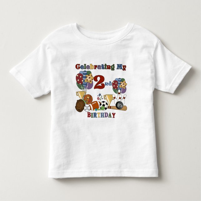 Camiseta Infantil Loucura para T-shirts e segundos aniversários desp (Frente)