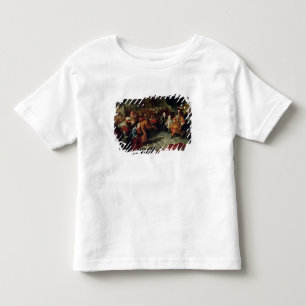 Camiseta Infantil Louis XIV que recebem o embaixador persa