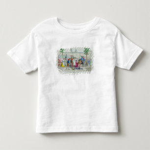 Camiseta Infantil Louis XVI e sua família tomados ao templo