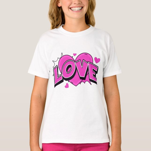 Camiseta infantil LOVE (Frente)