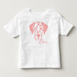 Camiseta Infantil Love Dalmata