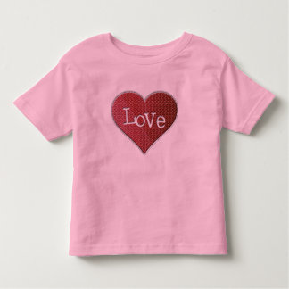 Camiseta Infantil Love Heart Toddler T-Shirt