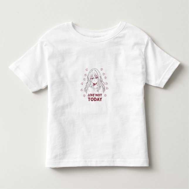 CAMISETA INFANTIL LOVE NOT TODAY (Frente)