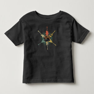 Camiseta Infantil Lover De Violão  Estilo Retroativo   Presente Par