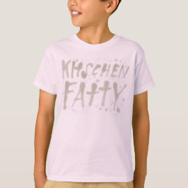 Camiseta Infantil Lt Rosa Logo KItschen Fatty Grea