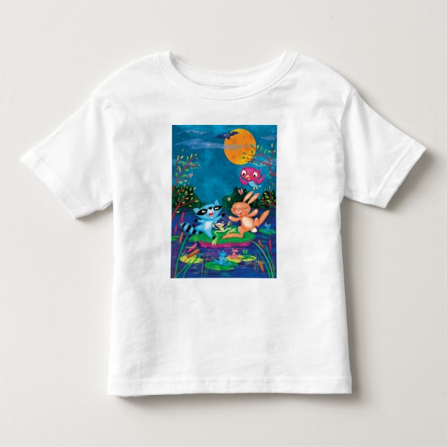 Camiseta Infantil Lua do outono (Frente)