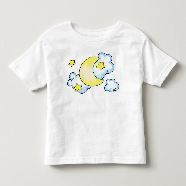 Camiseta Infantil Lua e Estrelas (Frente)