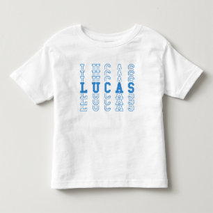 Camiseta Infantil Lucas Custom Boy Name