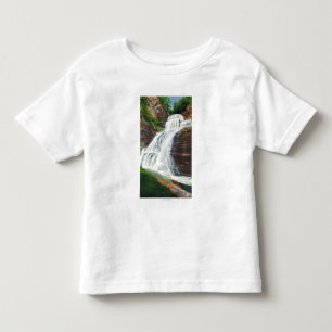 Camiseta Infantil Lucifer cai vista em Robert H. Treman Estado