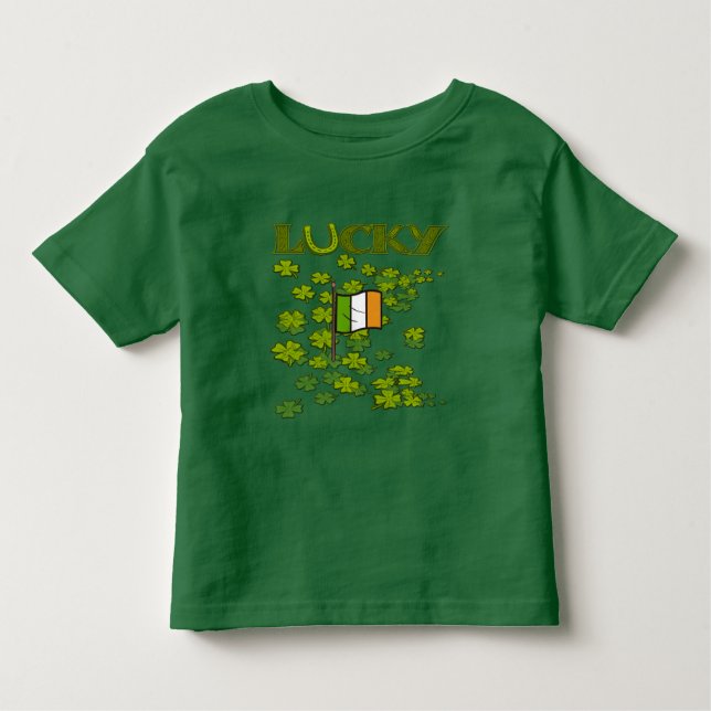 Camiseta Infantil Lucky Flag (Frente)