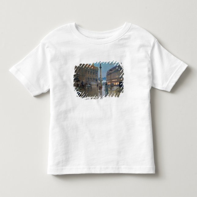 Camiseta Infantil Lugar de L'Opera, Paris (Frente)