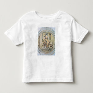 Camiseta Infantil Luta de Theseus com o Minotaur