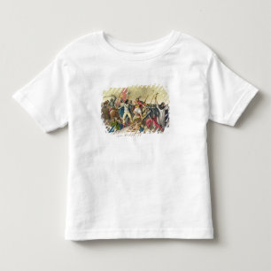 Camiseta Infantil Luta entre indianos e Conquistadors locais (col
