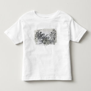 Camiseta Infantil Luta entre o espanhol e os astecas