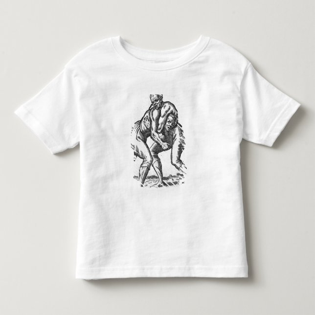 Camiseta Infantil Lutadores turcos (Frente)