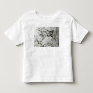 Camiseta Infantil Lute entre um cavaleiro e um dragão, c.1482