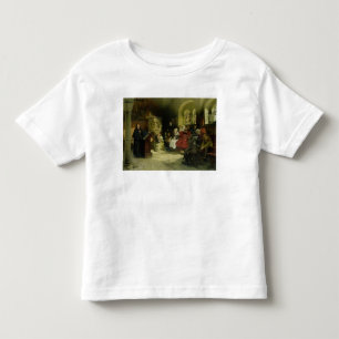 Camiseta Infantil Luther Preaches usando sua tradução da bíblia